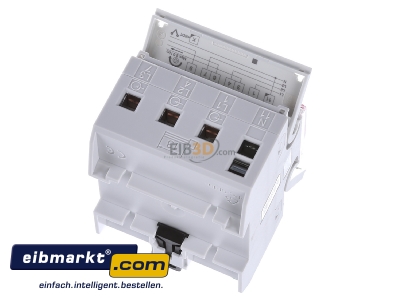 Top rear view ABB Stotz S&J 2CMA100168R1000 Direct kilowatt-hour meter 5A
