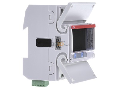 View on the left ABB B23 212-100 Direct kilowatt-hour meter 5A 
