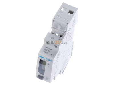 View up front Hager ECP140D Direct kilowatt-hour meter 40A 
