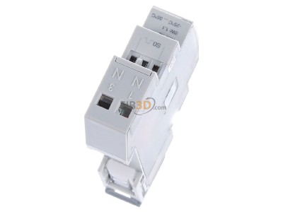 Top rear view Hager ECP140D Direct kilowatt-hour meter 40A 
