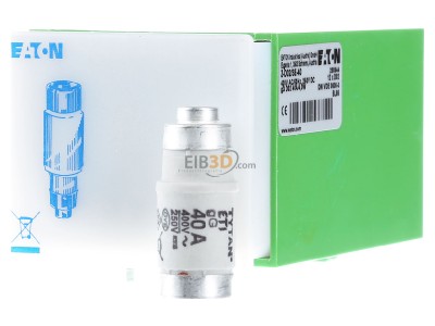 Front view Eaton Z-D02/SE-40 D0-system fuse link D02 40A 
