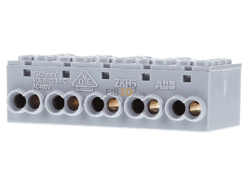 eibmarkt.com - Rail terminal bar 5-p screw clamp ZKH5