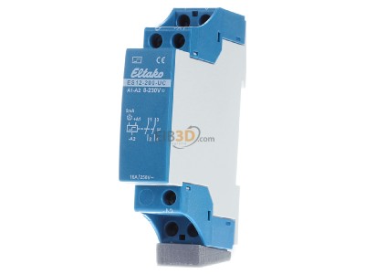 Front view Eltako ES12-200-UC Impulse switch 16A, 2 NO contacts, 
