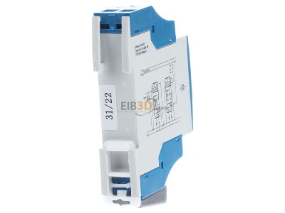 Back view Eltako ES12-200-UC Impulse switch 16A, 2 NO contacts, 
