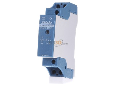 Front view Eltako ER12-200-UC Installation relay 8...230VAC/DC 
