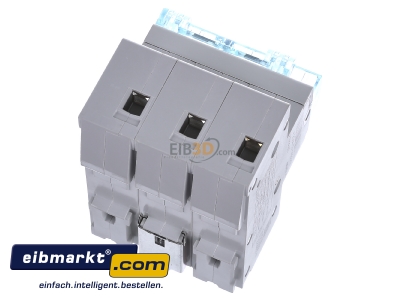 Top rear view Hager HTN380E Selective mains circuit breaker 3-p 80A
