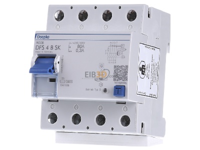Front view Doepke DFS4 080-4/0,30-B SK Residual current breaker 4-p 80/0,3A 
