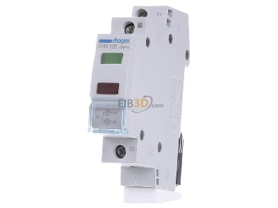 Front view Hager SVN126 Indicator light for distribution board 
