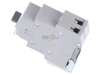 View top right Hager SVN351 Push button for distribution board 
