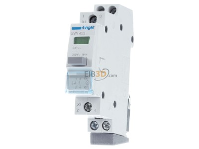 Front view Hager SVN433 Off switch for distributor 2 NO 0 NC 
