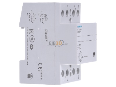 Ansicht links Siemens 5TT5840-0 Installationsschtz 40A,4S,230VAC 