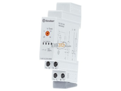 Frontansicht Finder 14.81.8.230.0000 Treppenhausautomat 1S 16A 230VAC 