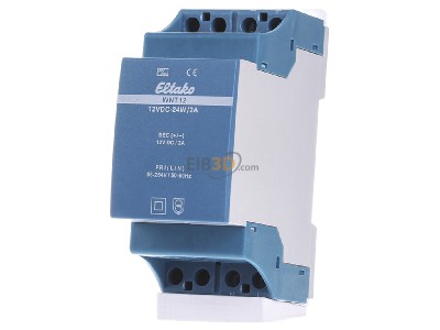 Front view Eltako WNT12-12VDC-24W/2A DC-power supply 110...240V/12V 24W 

