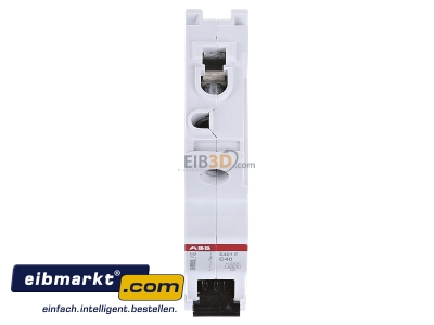 Ansicht oben vorne ABB Stotz S&J S401E-C40 Leitungsschutzschalter 40A C 1p 