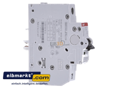 Ansicht links ABB Stotz S&J S401M-C10 Leitungsschutzschalter 10A C 1p 