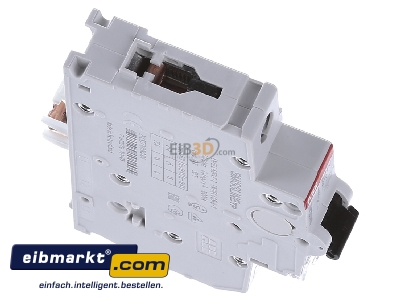 Ansicht oben links ABB Stotz S&J S401M-C10 Leitungsschutzschalter 10A C 1p 