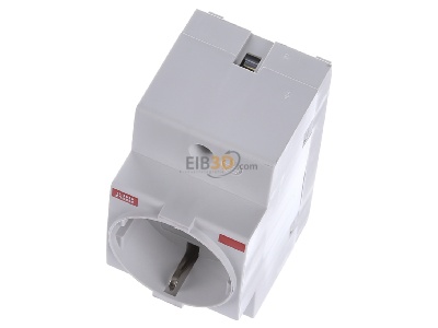 View up front ABB M 1175 Socket outlet for distribution board 
