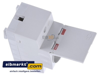 Ansicht oben links ABB Stotz S&J M1175C Schuko-Steckdose 