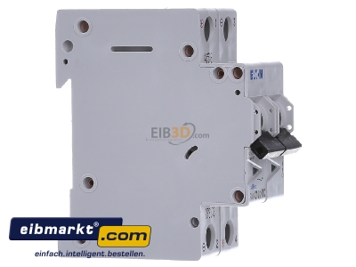 Ansicht links Eaton (Moeller) FAZ-C10/2-DC Leitungsschutzschalter C 10A DC, 2p 