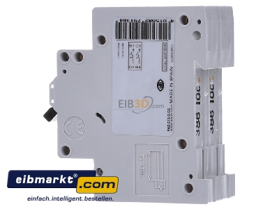 Ansicht rechts Eaton (Moeller) FAZ-C10/2-DC Leitungsschutzschalter C 10A DC, 2p 