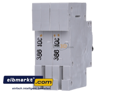 Ansicht hinten Eaton (Moeller) FAZ-C10/2-DC Leitungsschutzschalter C 10A DC, 2p 