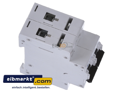 Ansicht oben links Eaton (Moeller) FAZ-C10/2-DC Leitungsschutzschalter C 10A DC, 2p 