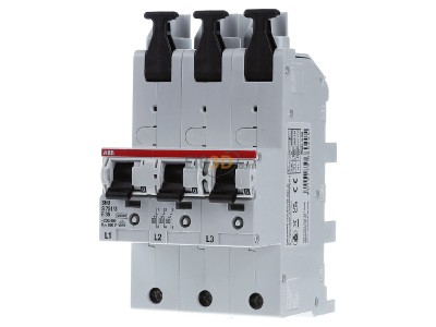 Frontansicht ABB S751/3-E35 Hauptsicherungsautomat m.Schienenadapter 