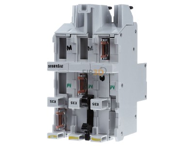 Ansicht hinten ABB S751/3-E35 Hauptsicherungsautomat m.Schienenadapter 