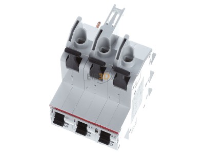 Ansicht oben vorne ABB S751/3-E35 Hauptsicherungsautomat m.Schienenadapter 
