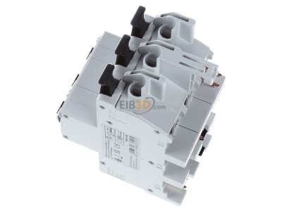 Ansicht oben rechts ABB S751/3-E35 Hauptsicherungsautomat m.Schienenadapter 