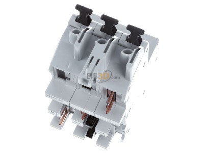 Ansicht oben hinten ABB S751/3-E35 Hauptsicherungsautomat m.Schienenadapter 