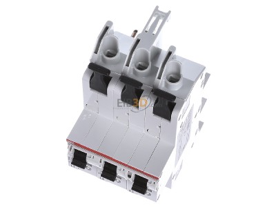 Ansicht oben vorne ABB S751/3-E50 Hauptsicherungsautomat m.Schienenadapter 