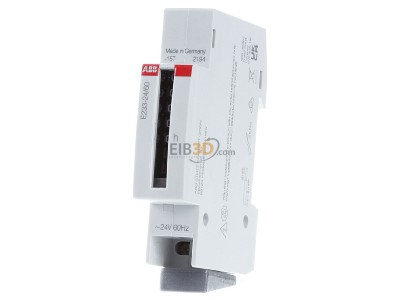 Frontansicht ABB E233-24/60HZ Betriebsstundenzhler 99999 h, 1TE 