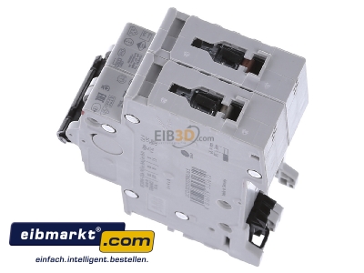 View top right ABB Stotz S&J S201-B16NA Miniature circuit breaker 1-p B16A
