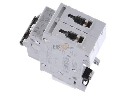 Ansicht oben rechts ABB S201-C10NA Sicherungsautomat 6kA 10A C 1p+N (2p) 