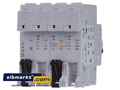Ansicht hinten ABB Stotz S&J S203-B10NA Sicherungsautomat B,6kA,10A,3P+NA 