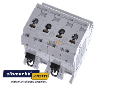 Ansicht oben hinten ABB Stotz S&J S203-B10NA Sicherungsautomat B,6kA,10A,3P+NA 