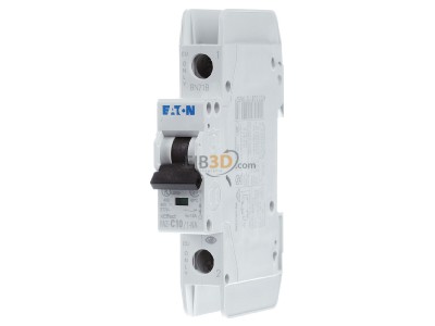 Frontansicht Eaton FAZ-C10/1-NA Leitungsschutzschalter C 10A, 1p 