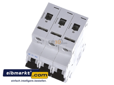 Ansicht oben vorne Eaton (Moeller) FAZ-K16/3 Leitungsschutzschalter K 16A, 3p 