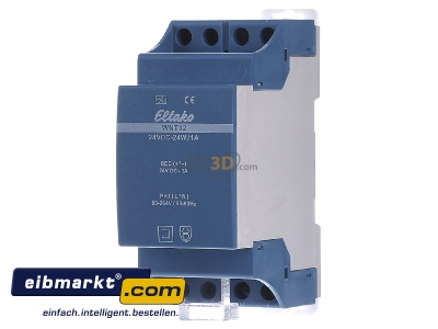 Front view Eltako WNT12-24VDC-24W/1A DC-power supply 88...264V/24V 24W
