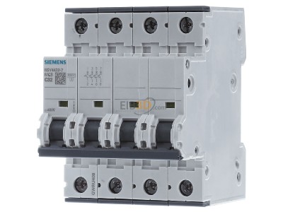Frontansicht Siemens 5SY4432-7 Leitungsschutzschalter 4pol., C, 32A 