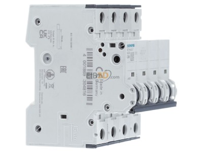 View on the left Siemens 5SY4480-7 Miniature circuit breaker 4-p C80A 
