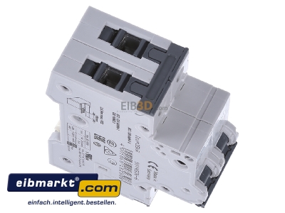 Ansicht oben links Siemens Indus.Sector 5SY4506-6 Leitungsschutzschalter 1+N pol., 6A 