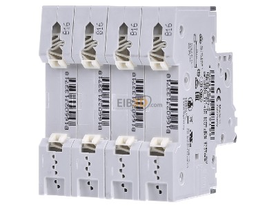 Ansicht hinten Siemens 5SY6616-6 Leitungsschutzschalter 3+N pol. B, 16A 