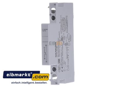 Front view Siemens Indus.Sector 5TT5910-1 Auxiliary switch / fault-signal switch - 
