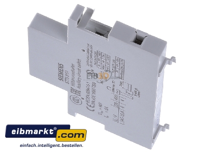 Ansicht oben rechts Siemens Indus.Sector 5TT5910-1 Hilfsstromschalter 1S+1 