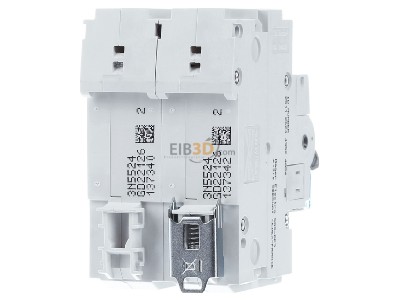 Back view Hager HMC280 Miniature circuit breaker 2-p C80A 
