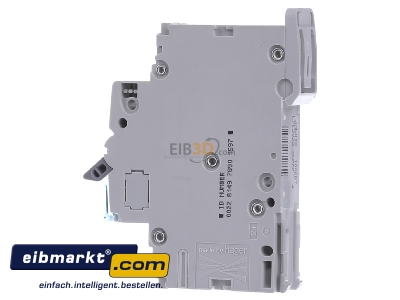 View on the right Hager NBN106 Miniature circuit breaker 1-p B6A
