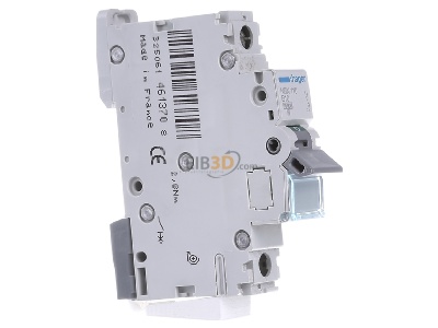 View on the left Hager NBN110 Miniature circuit breaker 1-p B10A 
