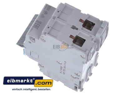 View top right Hager NBN206 Miniature circuit breaker 2-p B6A
